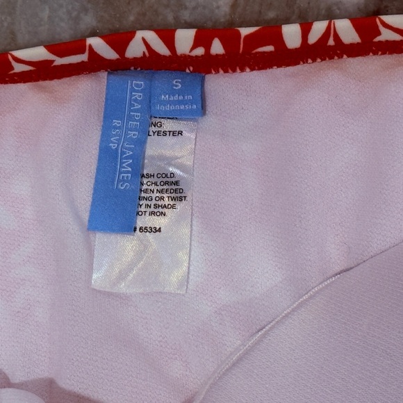 Women’s DRAPER JAMES Summer Picnic faux wrap halter swim dress- Size Small - Picture 7 of 8